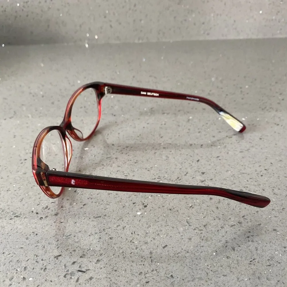 DAN DEUTSCH Optical Outlook Elvira 48 Eyeglasses Frames ONLY 53-15-135 Red